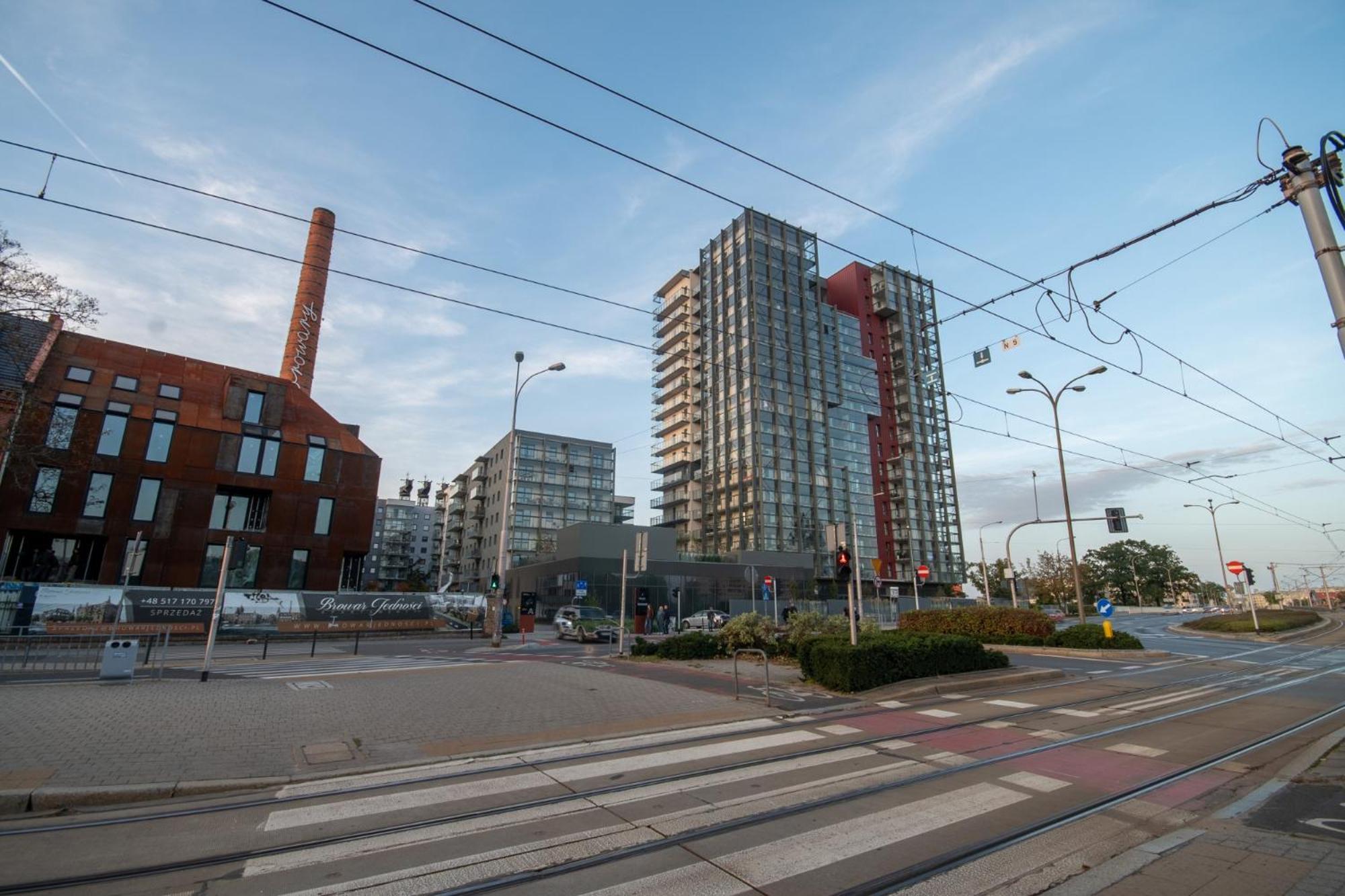 Apartment 12th Floor With The River View Breslau